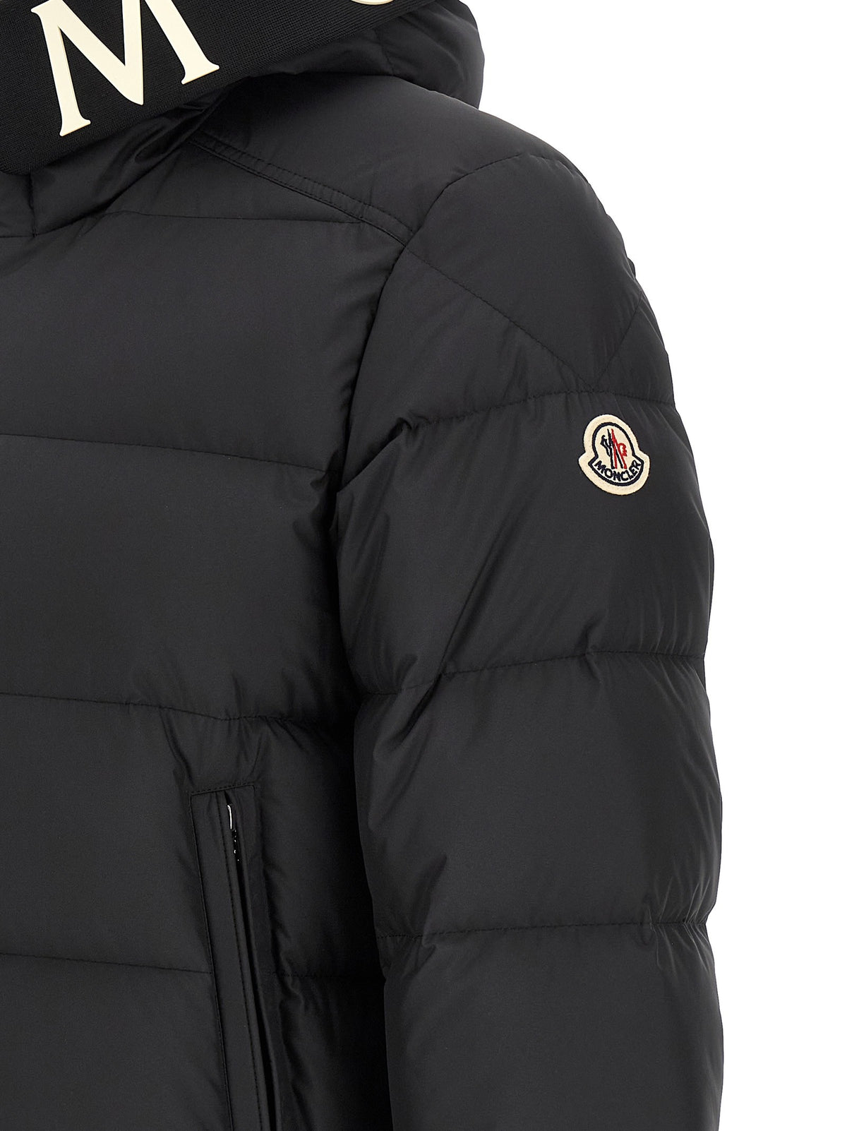 Moncler Orvelle Down Jacket Black, view 4
