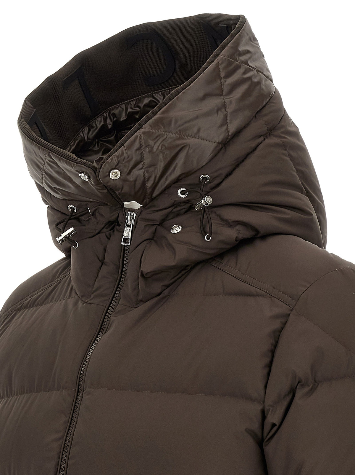 Moncler Orvelle Down Jacket Brown, view 6