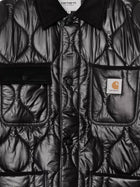 Carhartt Wip Men's Oscar Chore Liner Quilted Nylon Jacket Black