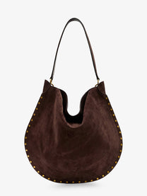 ISABEL MARANT Women's Oskan Hobo Suede Shoulder Bag Brown
