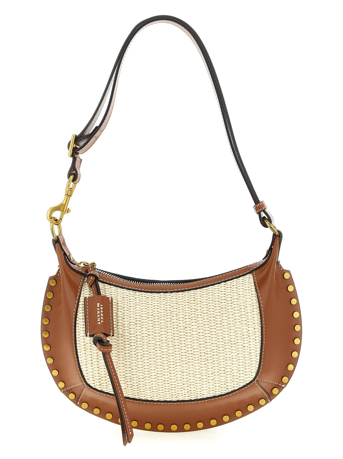 ISABEL MARANT Oskan Moon Shoulder Bag Brown