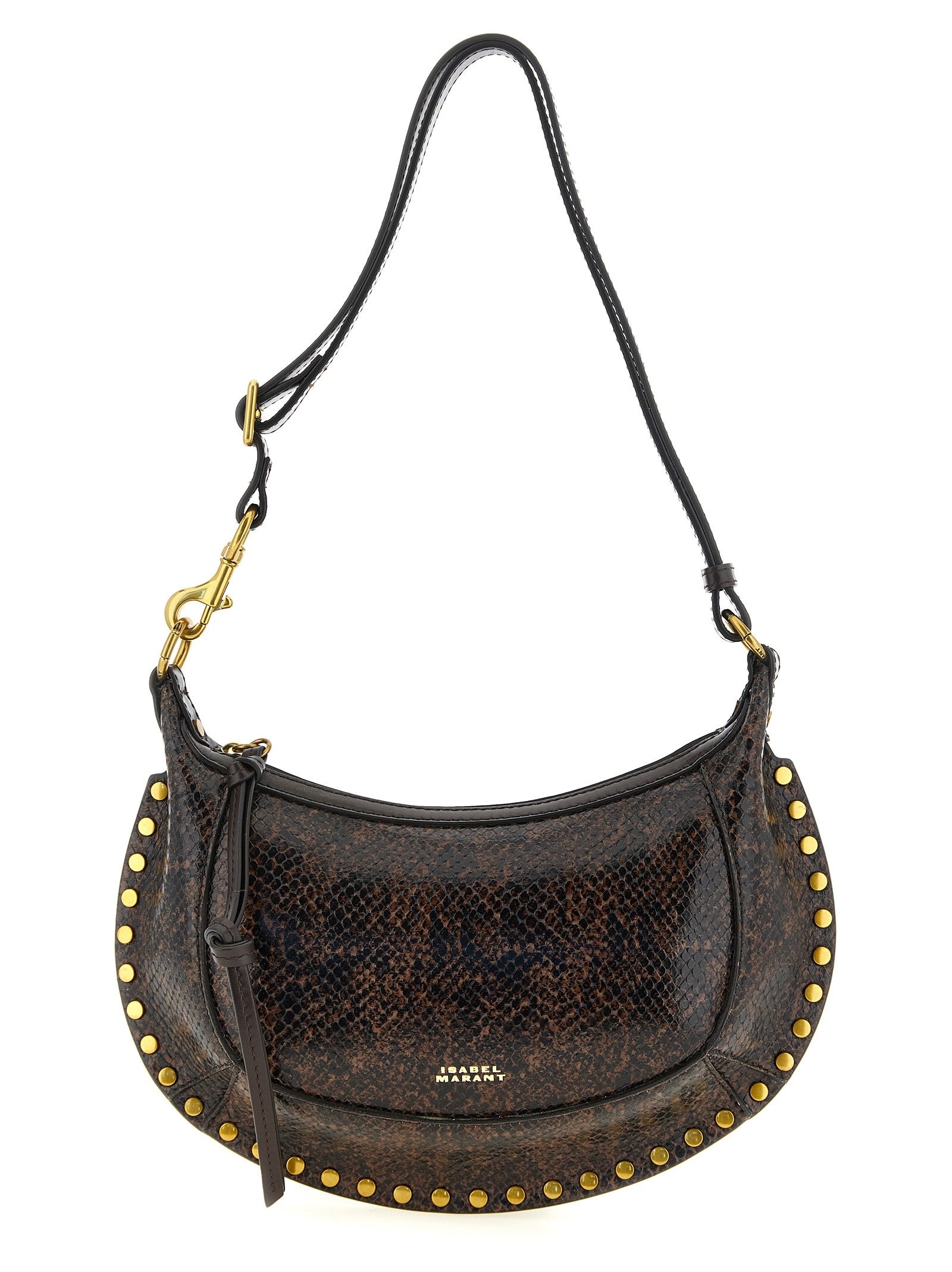 ISABEL MARANT Oskan Moon Shoulder Bag Brown