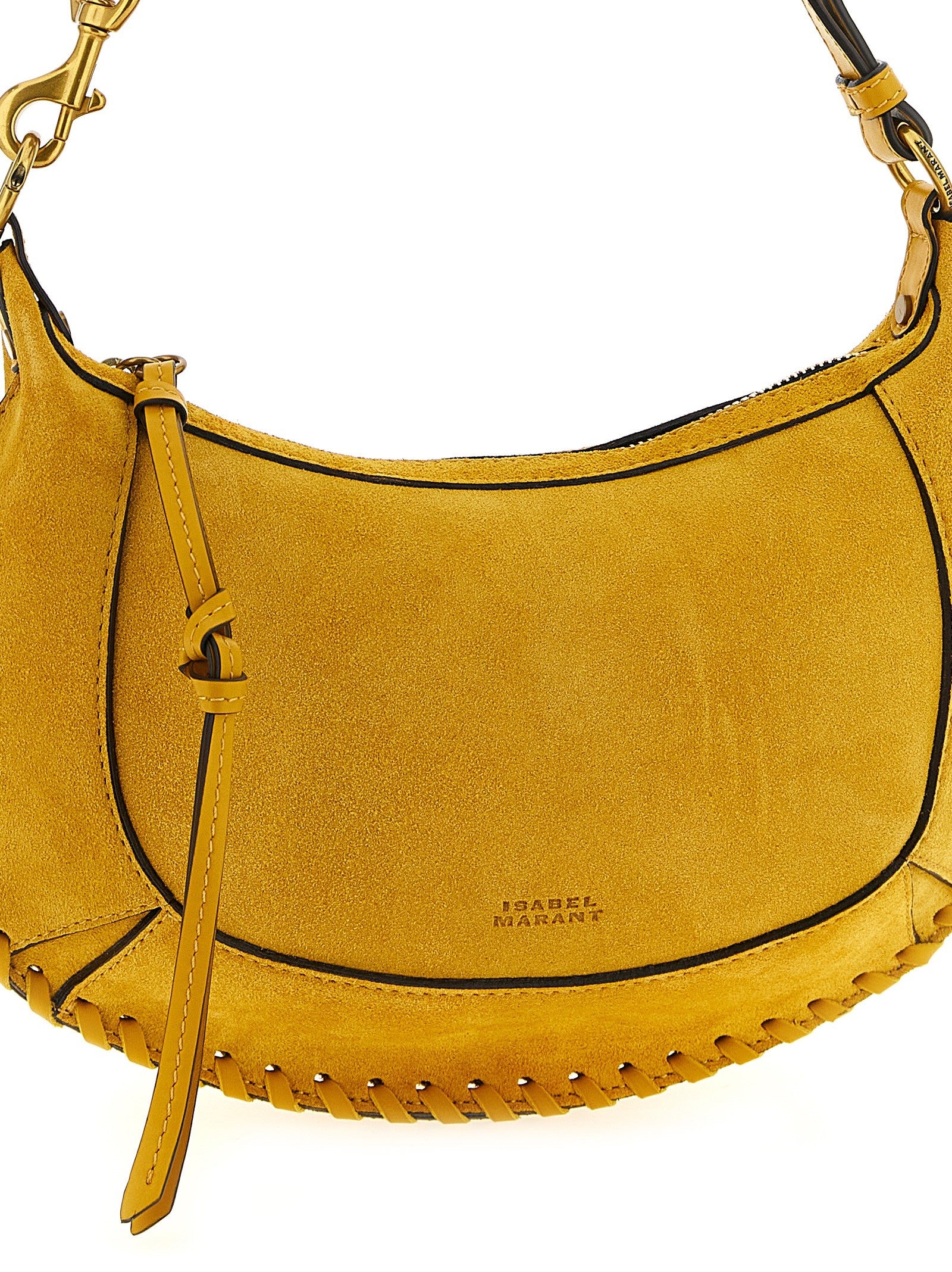 ISABEL MARANT Oskan Moon Shoulder Bag Yellow