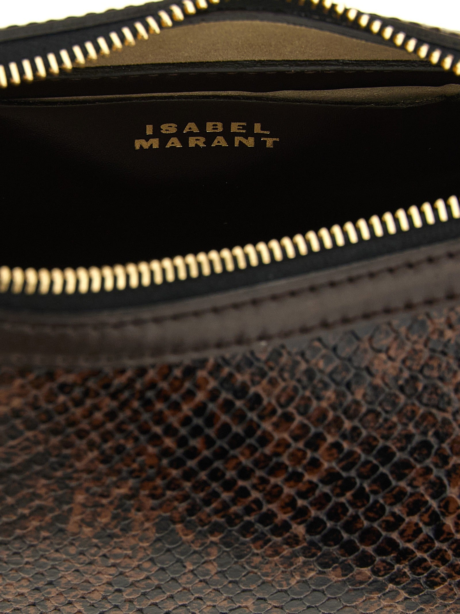 ISABEL MARANT Oskan Moon Shoulder Bag Brown