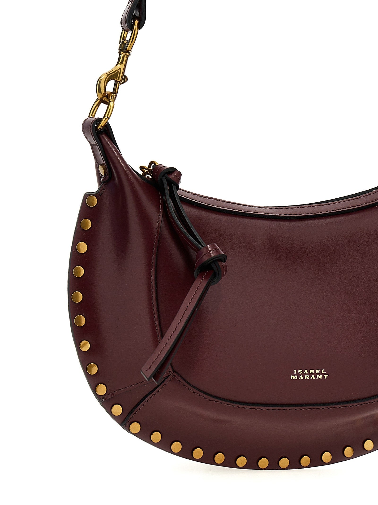 ISABEL MARANT Oskan Moon Shoulder Bag Red