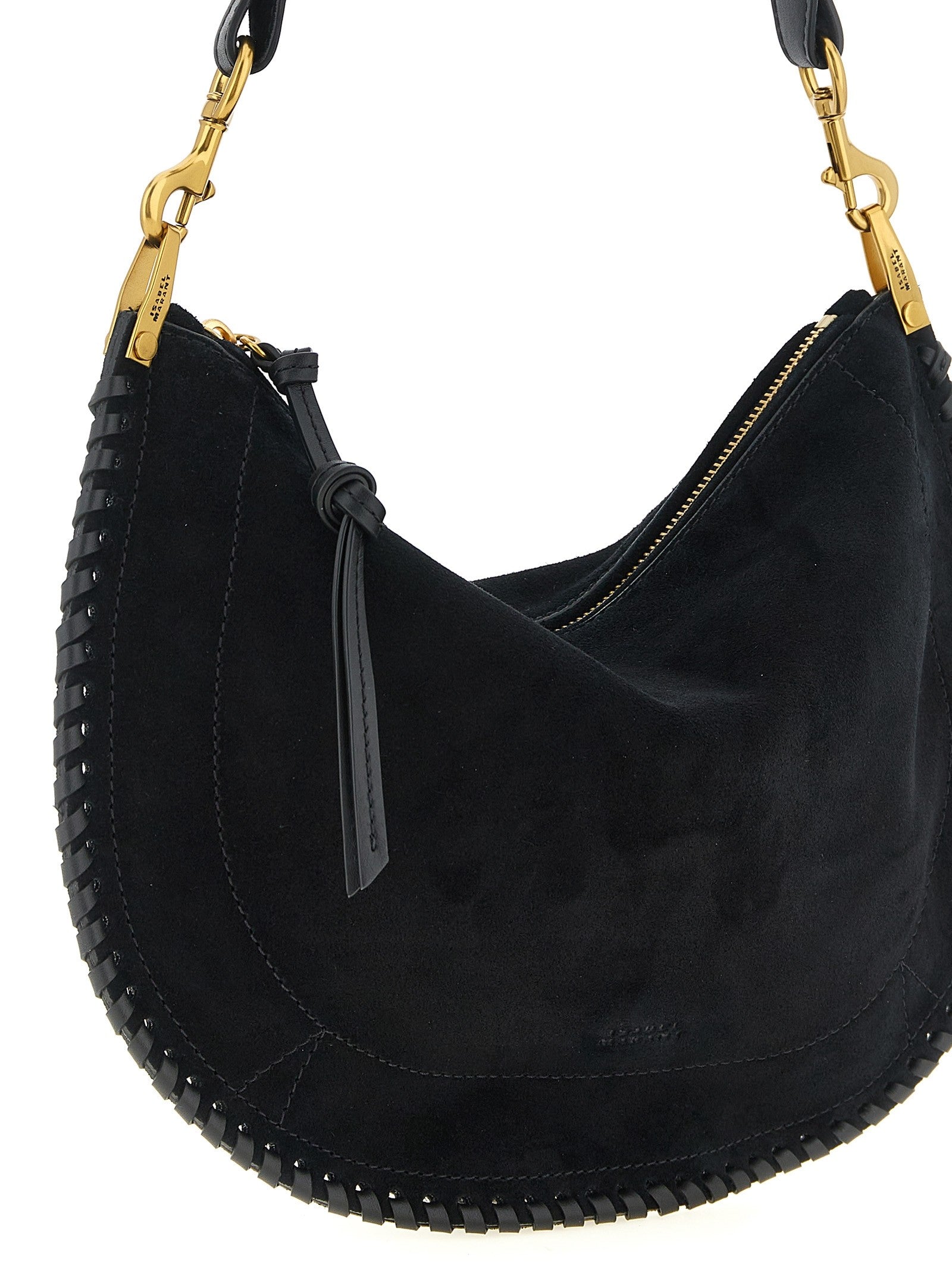 ISABEL MARANT Oskan Soft Zip Handbag Black