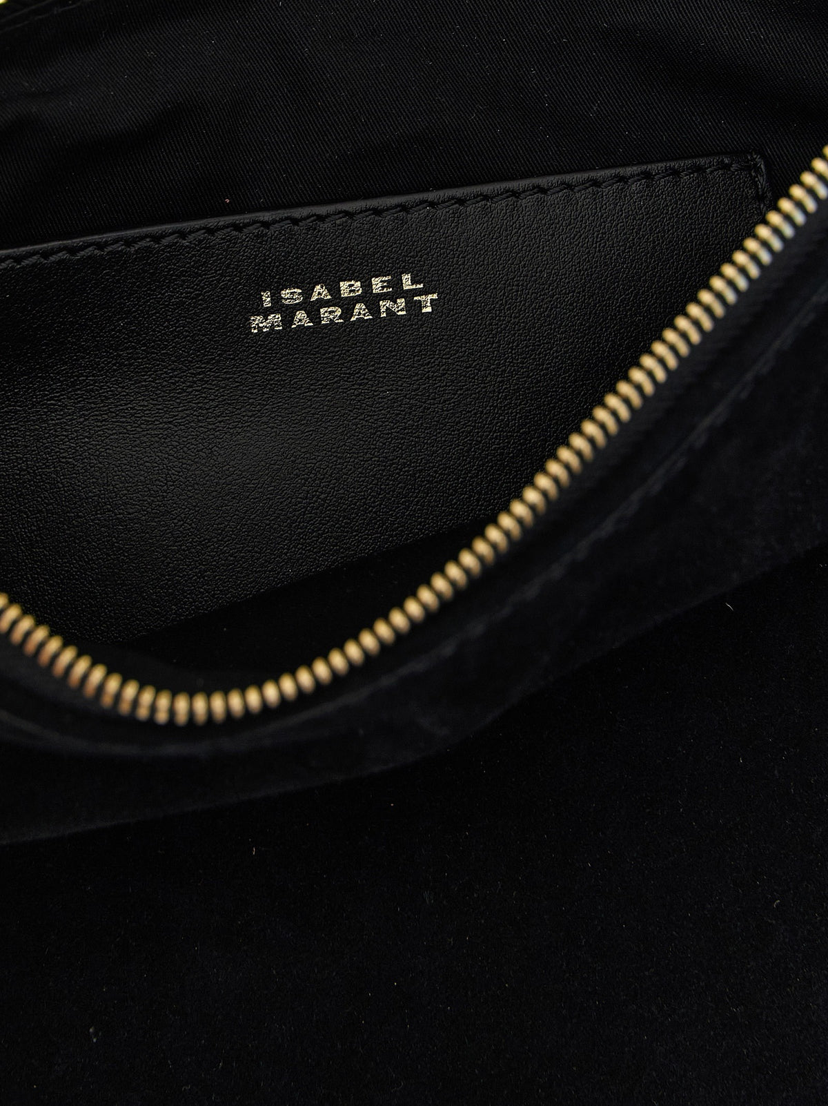 ISABEL MARANT Oskan Soft Zip Handbag Black