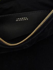 ISABEL MARANT Oskan Soft Zip Handbag Black