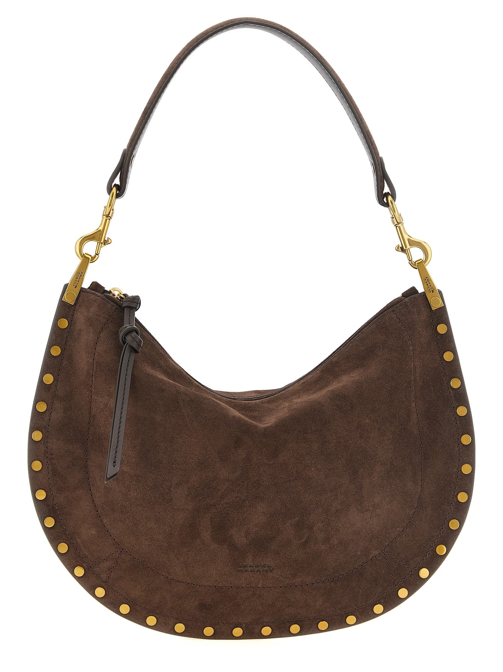 ISABEL MARANT Oskan Soft Zip Handbag Brown