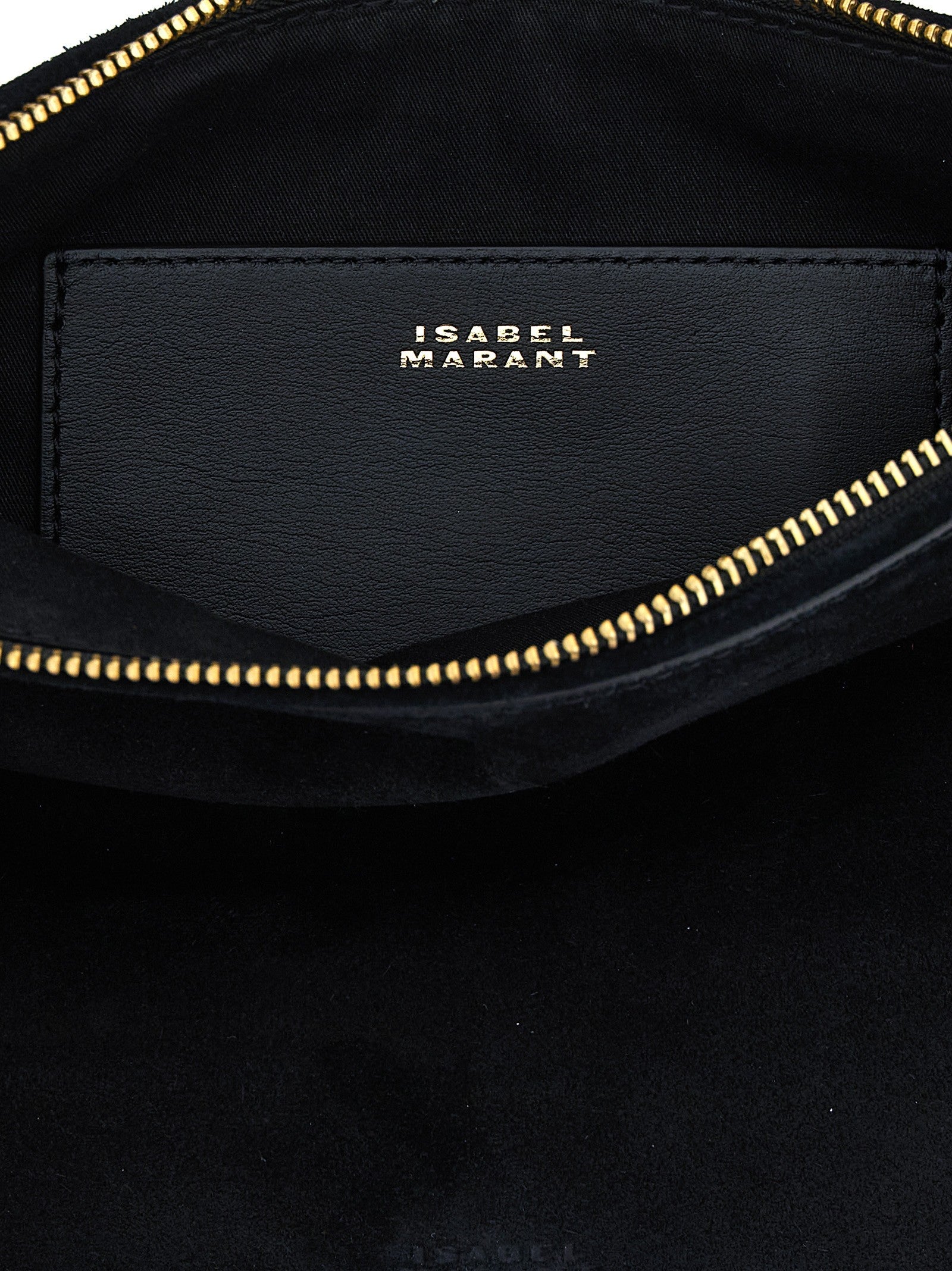 ISABEL MARANT Oskan Soft Zip Handbag Black