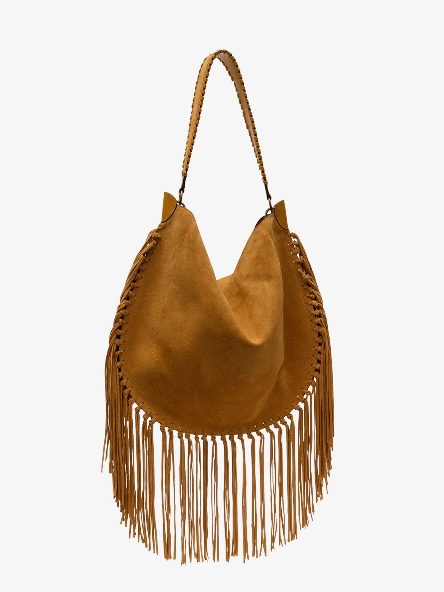 ISABEL MARANT Women's Oskan Suede Shoulder Bag Brown
