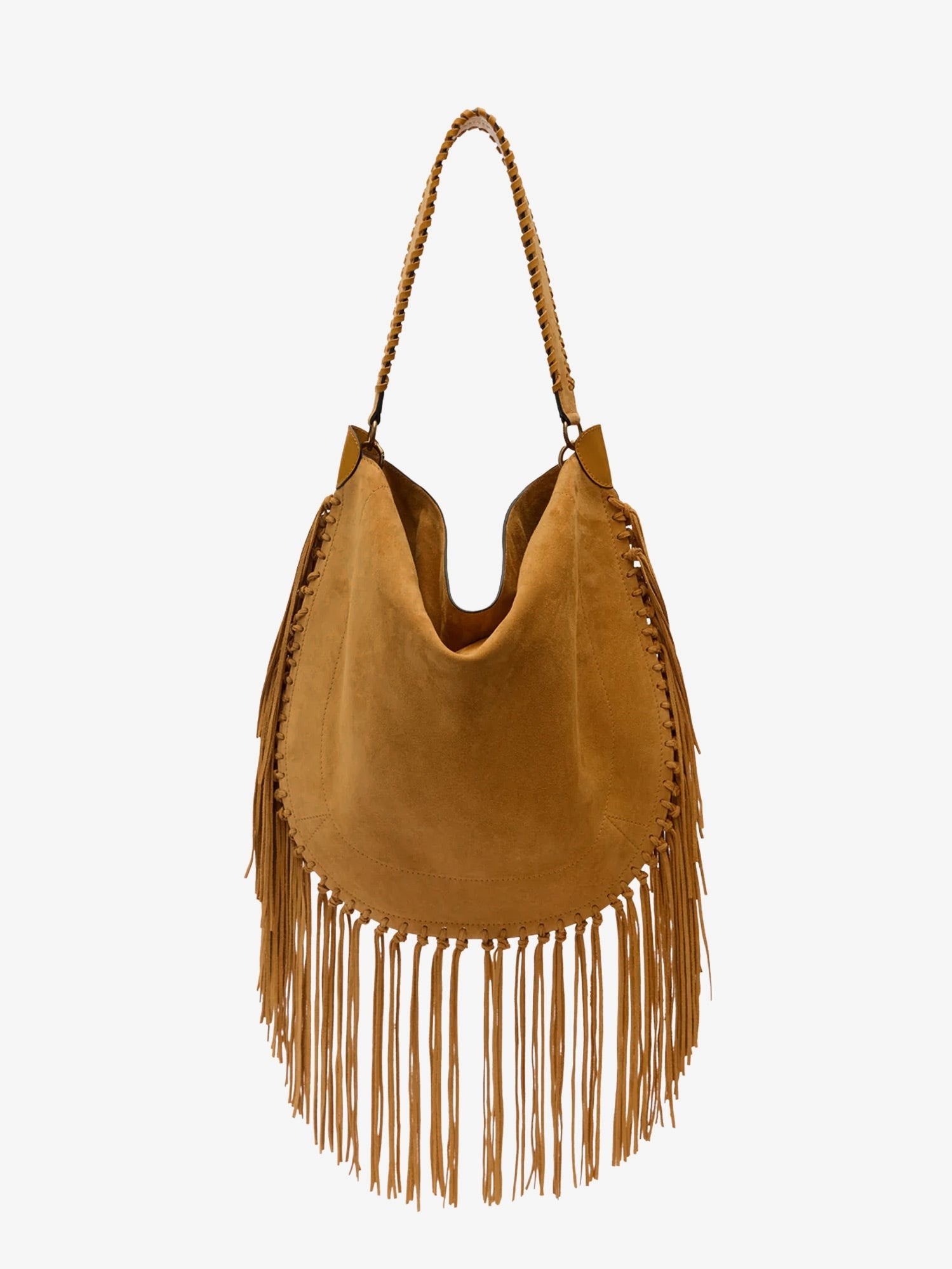 ISABEL MARANT Women's Oskan Suede Shoulder Bag Brown
