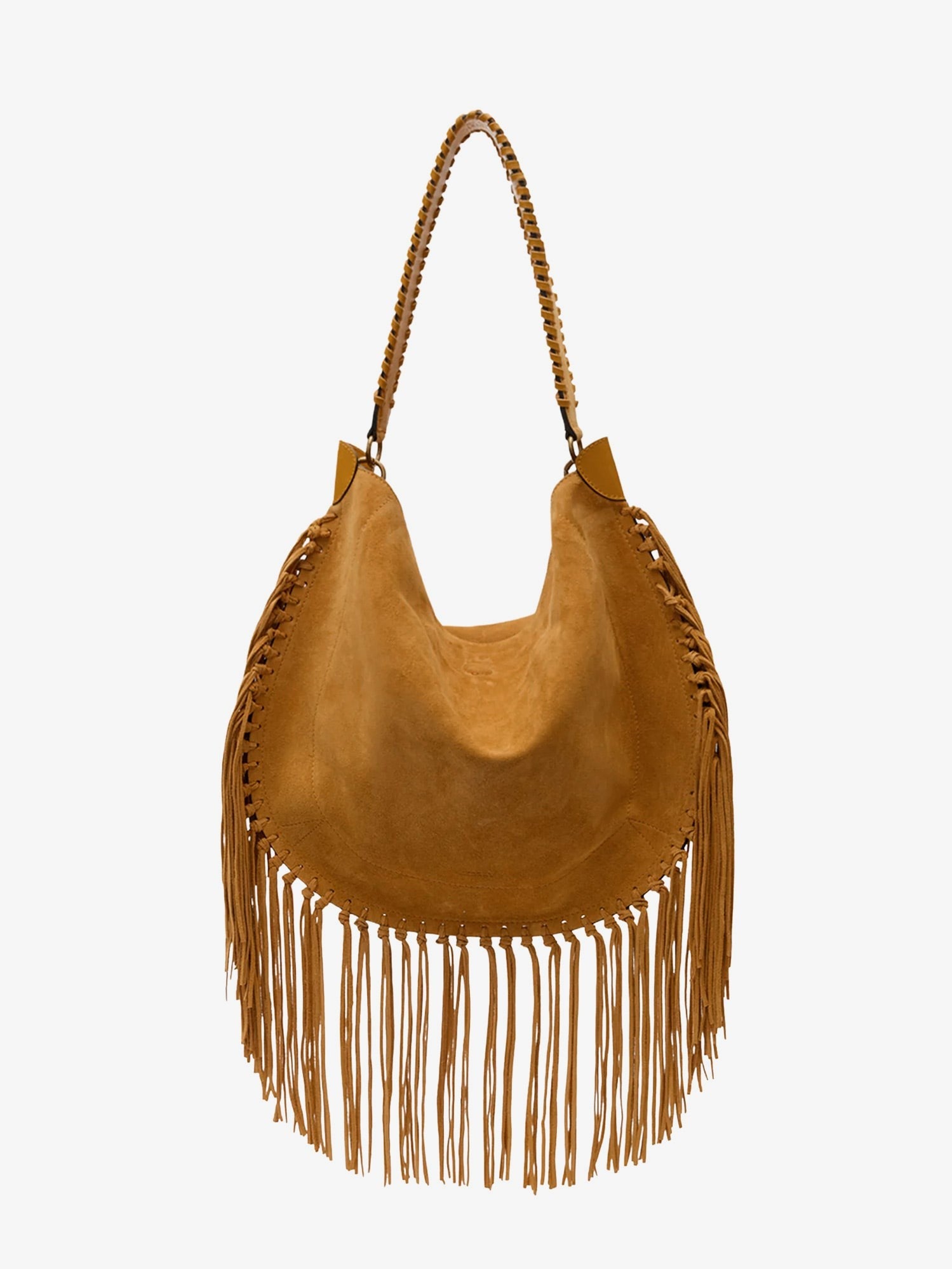 ISABEL MARANT Women's Oskan Suede Shoulder Bag Brown