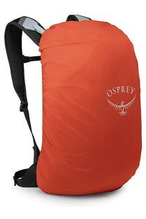 Orange osprey rain cover with white logo for unisex hikelite lt silver backpack protection outdoors
