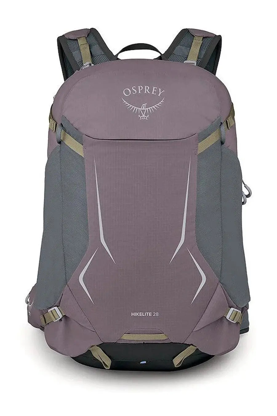 Osprey unisex zaino hikelite purple backpack in purple and gray with beige accents designed for hiking and outdoor use