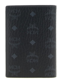 MCM Ottomar Passport Holder Black