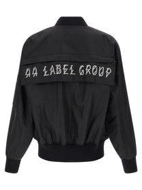 44 LABEL GROUP Outer Bomber Jacket Black