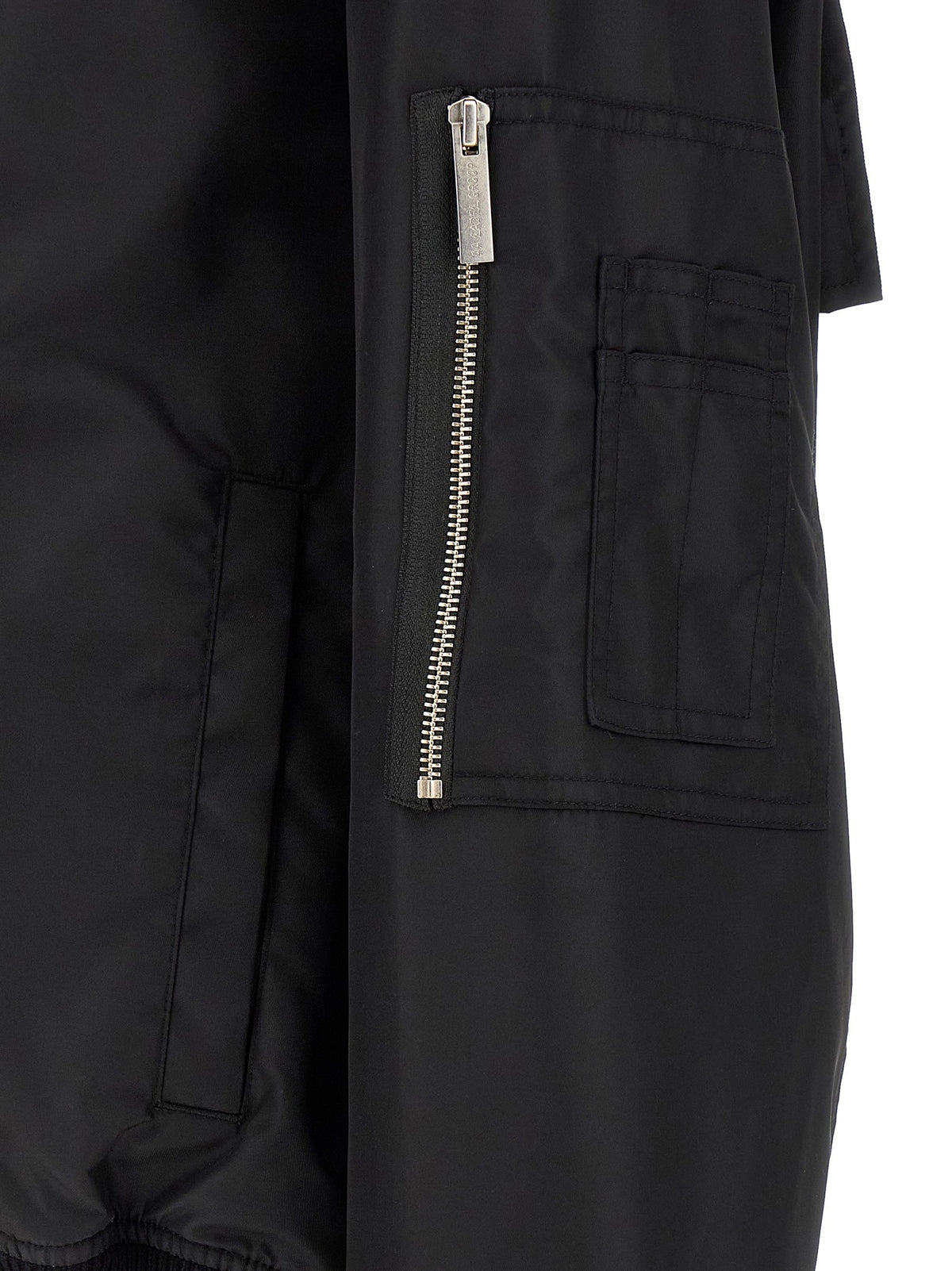 44 LABEL GROUP Outer Bomber Jacket Black