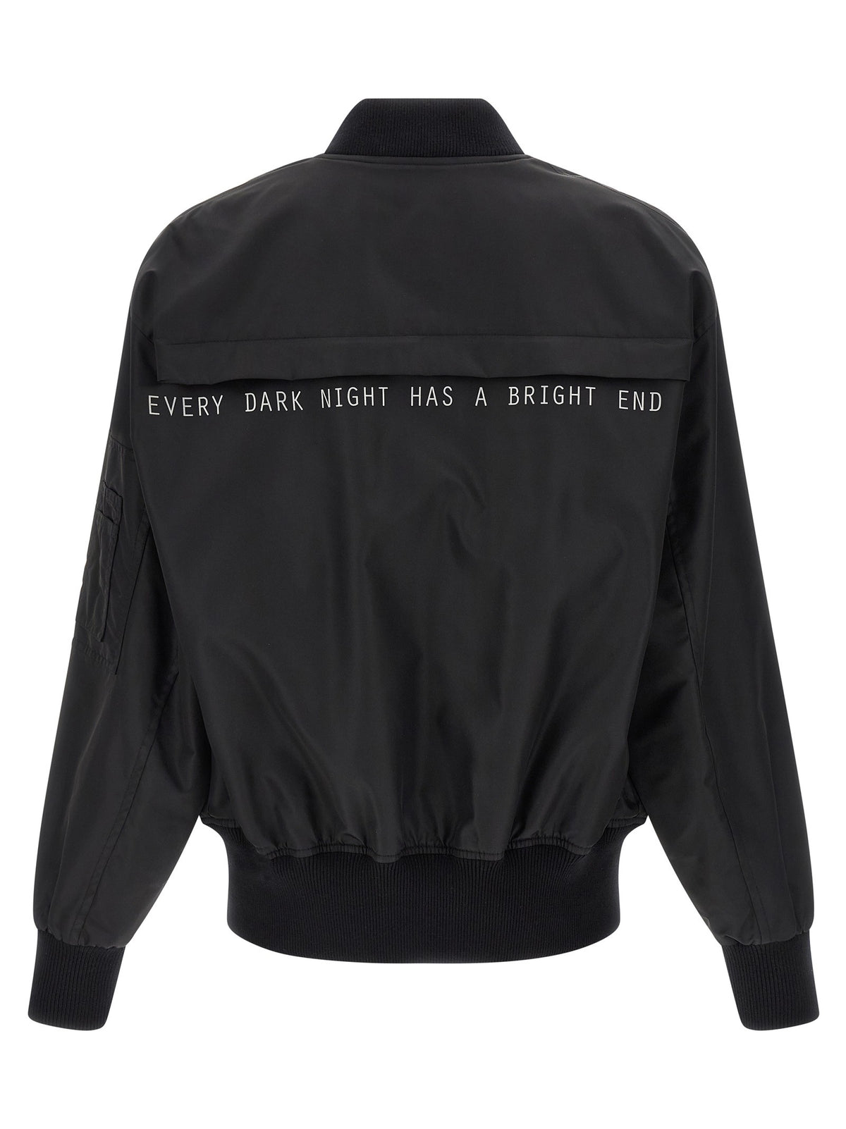 44 LABEL GROUP Outer Bomber Jacket Black