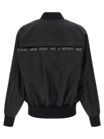44 LABEL GROUP Outer Bomber Jacket Black