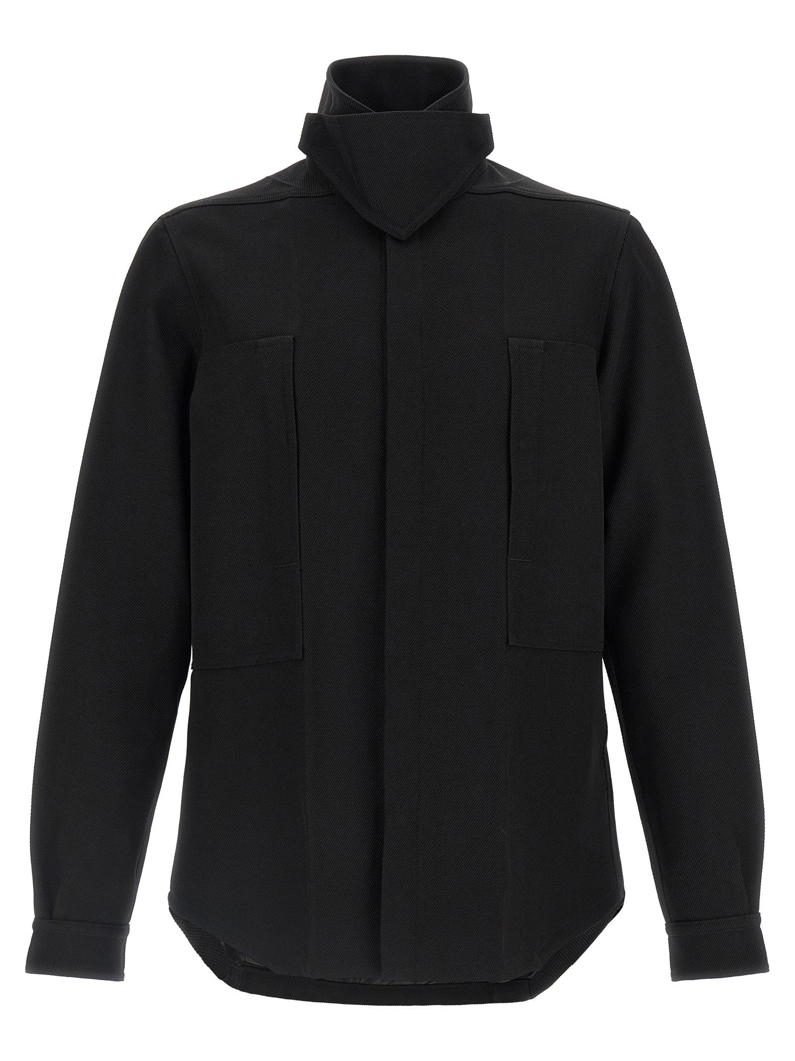 Rick Owens Outershirt Jacket Black