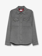 Brunello Cucinelli Men's Outerwear Lightweight Virgin Wool Cloth Shirt Grey