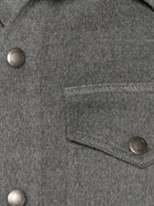 Brunello Cucinelli Men's Outerwear Lightweight Virgin Wool Cloth Shirt Grey