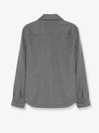 Brunello Cucinelli Men's Outerwear Lightweight Virgin Wool Cloth Shirt Grey