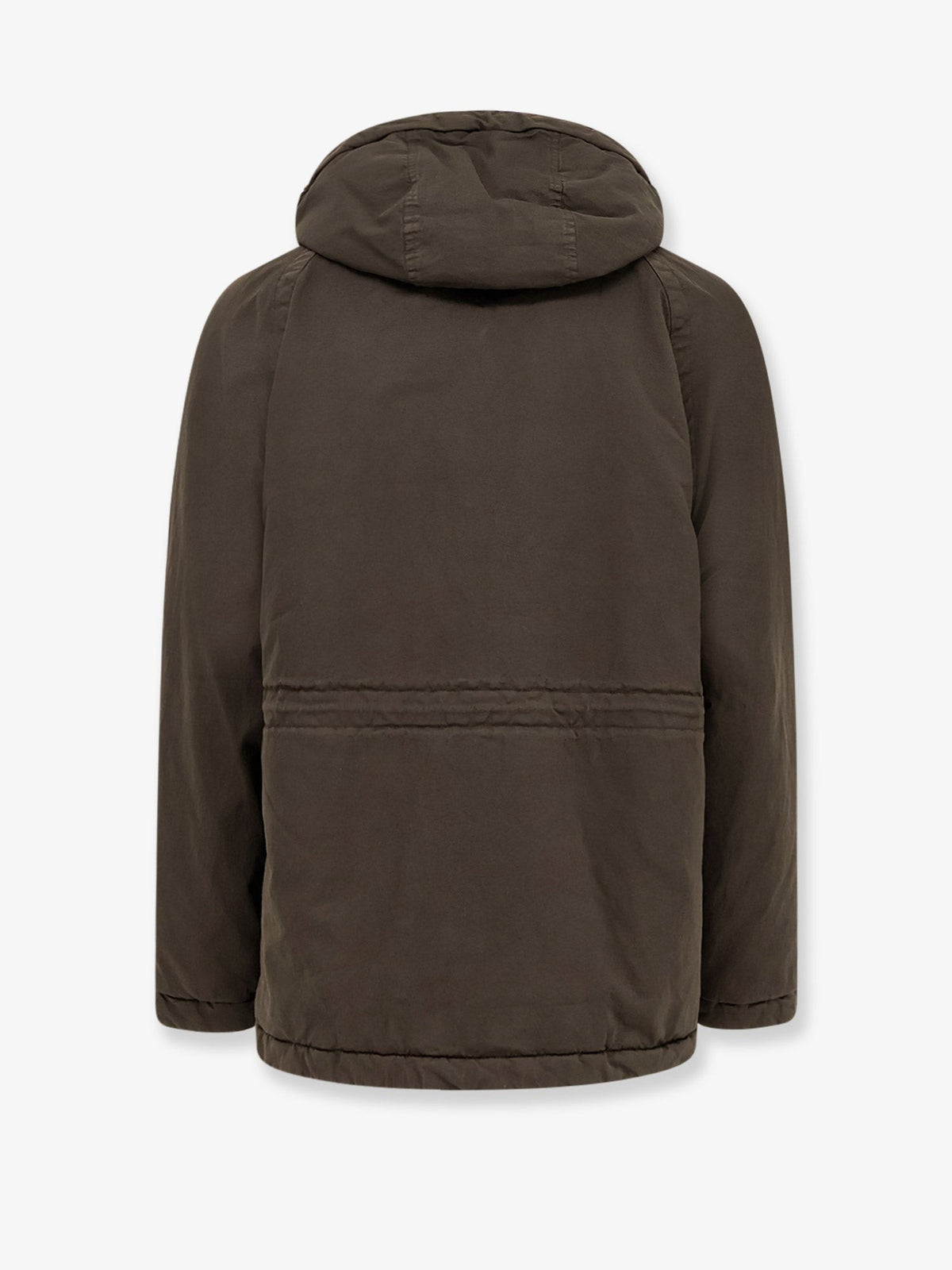 Massimo Osti Men's Outerwear Medium Fine Cotton Blend Jacket Brown