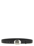PRADA Oval Buckle Belt Black