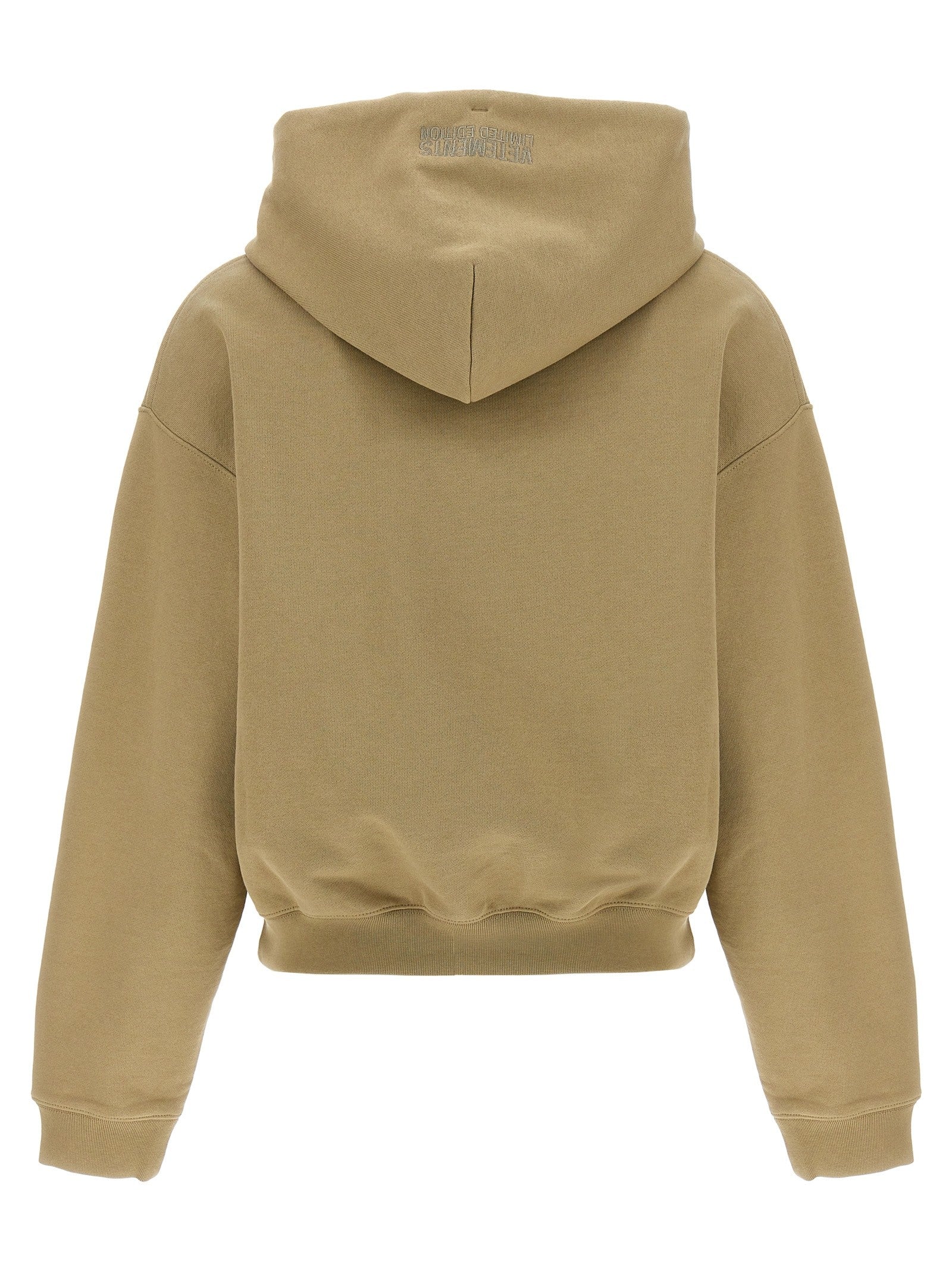 Vetements Oval Hoodie Beige