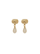 Valentino Women's Ovalette Earrings Gold, view 2