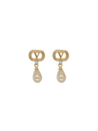 Valentino Women's Ovalette Earrings Gold