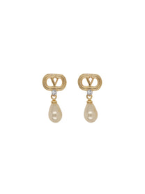 Valentino Women's Ovalette Earrings Gold