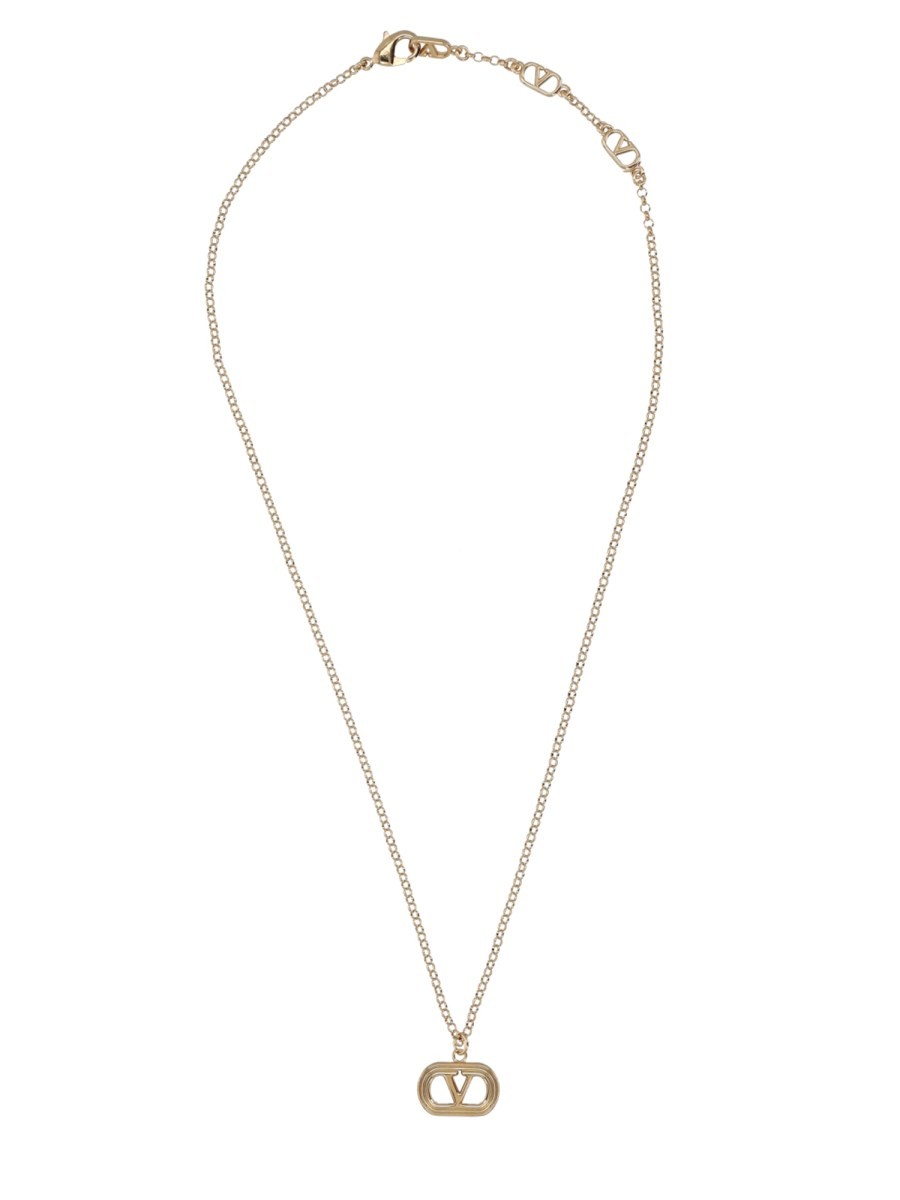 Valentino Women's Ovalette Necklace Bronze