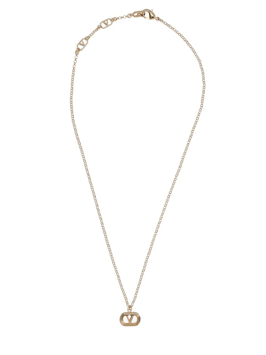 Valentino Women's Ovalette Necklace Bronze