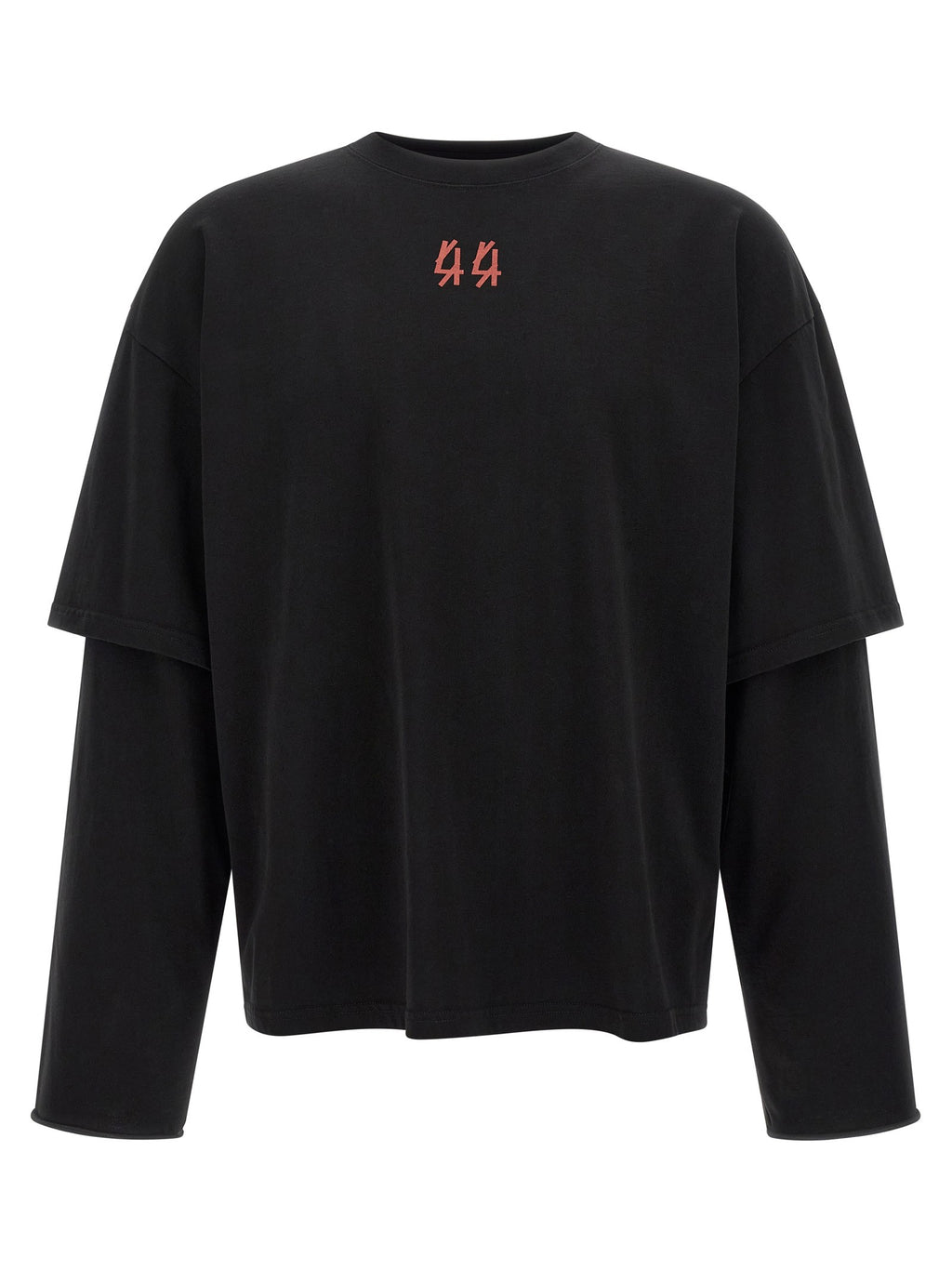 44 LABEL GROUP Over Double Shirt Black