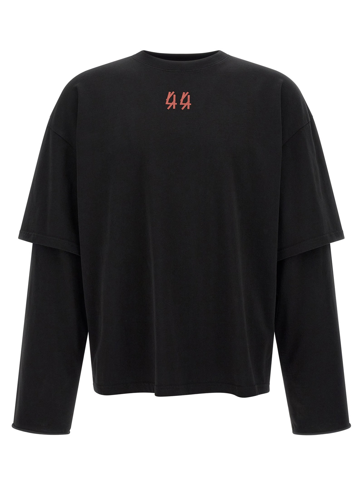 44 LABEL GROUP Over Double Shirt Black