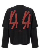 44 LABEL GROUP Over Double Shirt Black