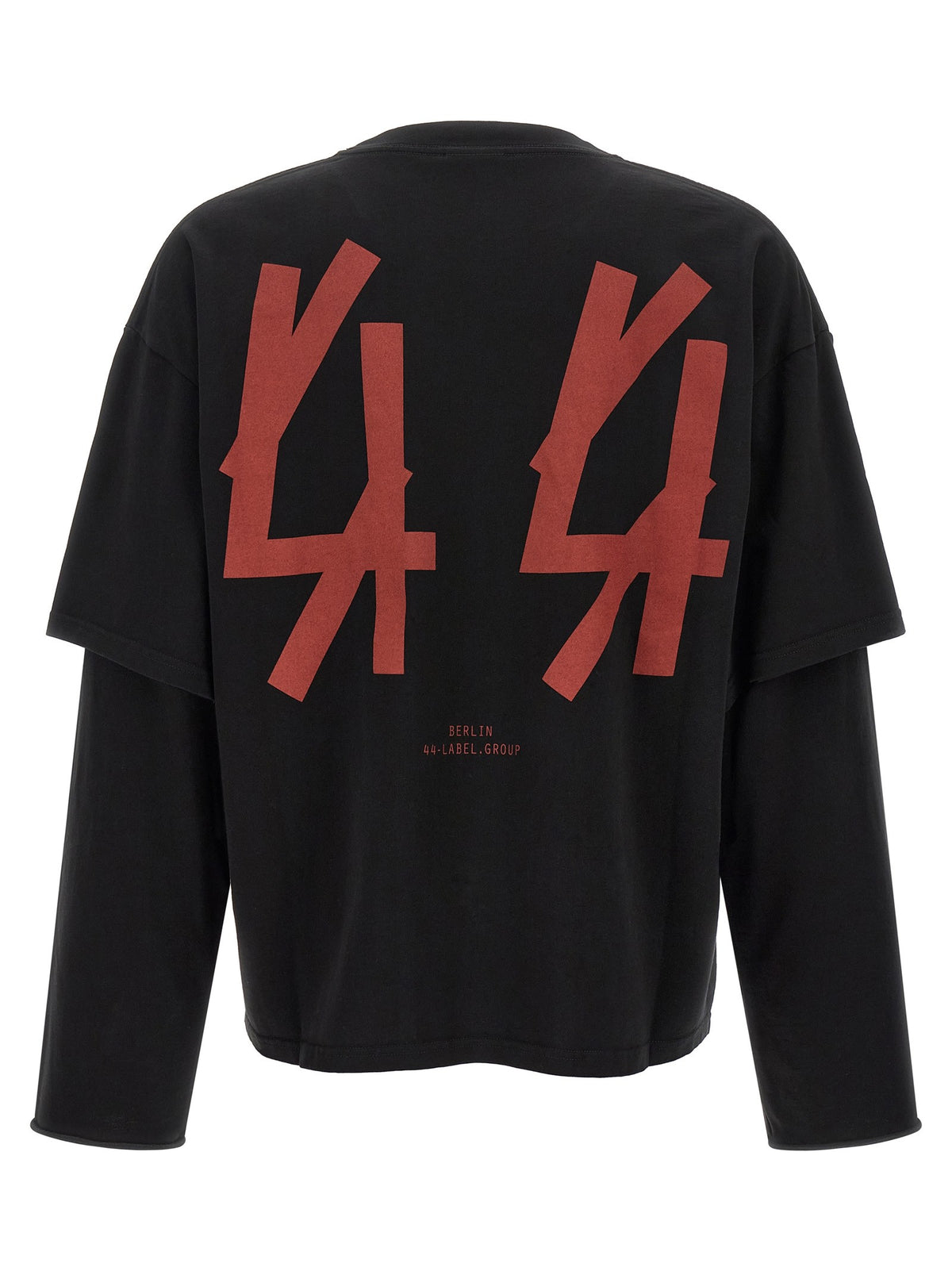 44 LABEL GROUP Over Double Shirt Black