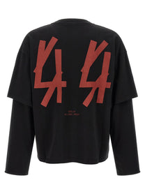 44 LABEL GROUP Over Double Shirt Black