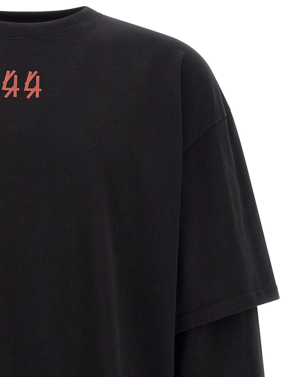 44 LABEL GROUP Over Double Shirt Black