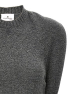 courrèges Over the Shoulder Drapè Dress Grey, view 3