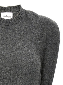 courrèges Over the Shoulder Drapè Dress Grey