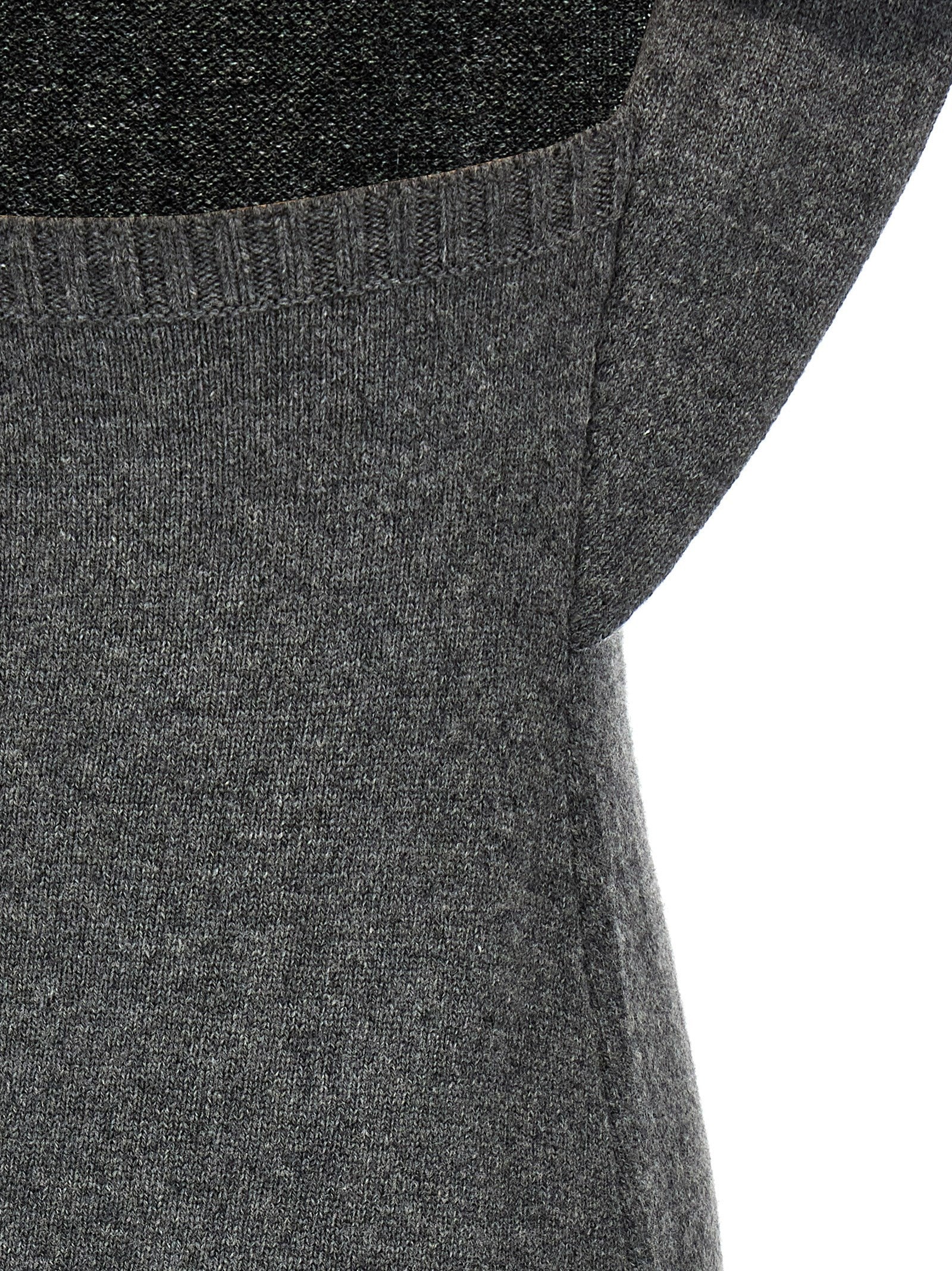 courrèges Over the Shoulder Drapè Dress Grey