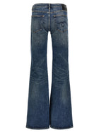 R13 Overflow Boy Flare Jeans Blue, view 2