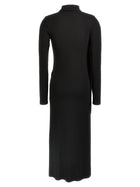 Toteme Overlapped Jersey Dress Black, view 2