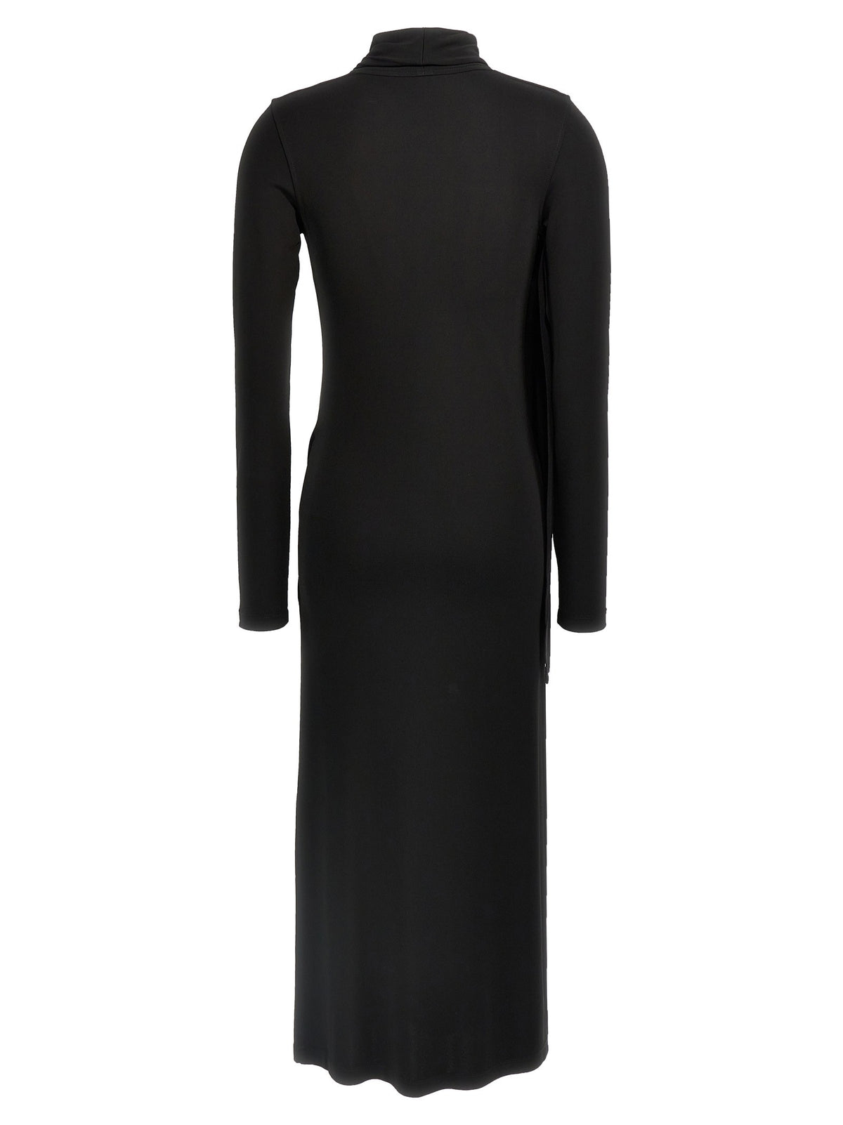 Toteme Overlapped Jersey Dress Black, view 2