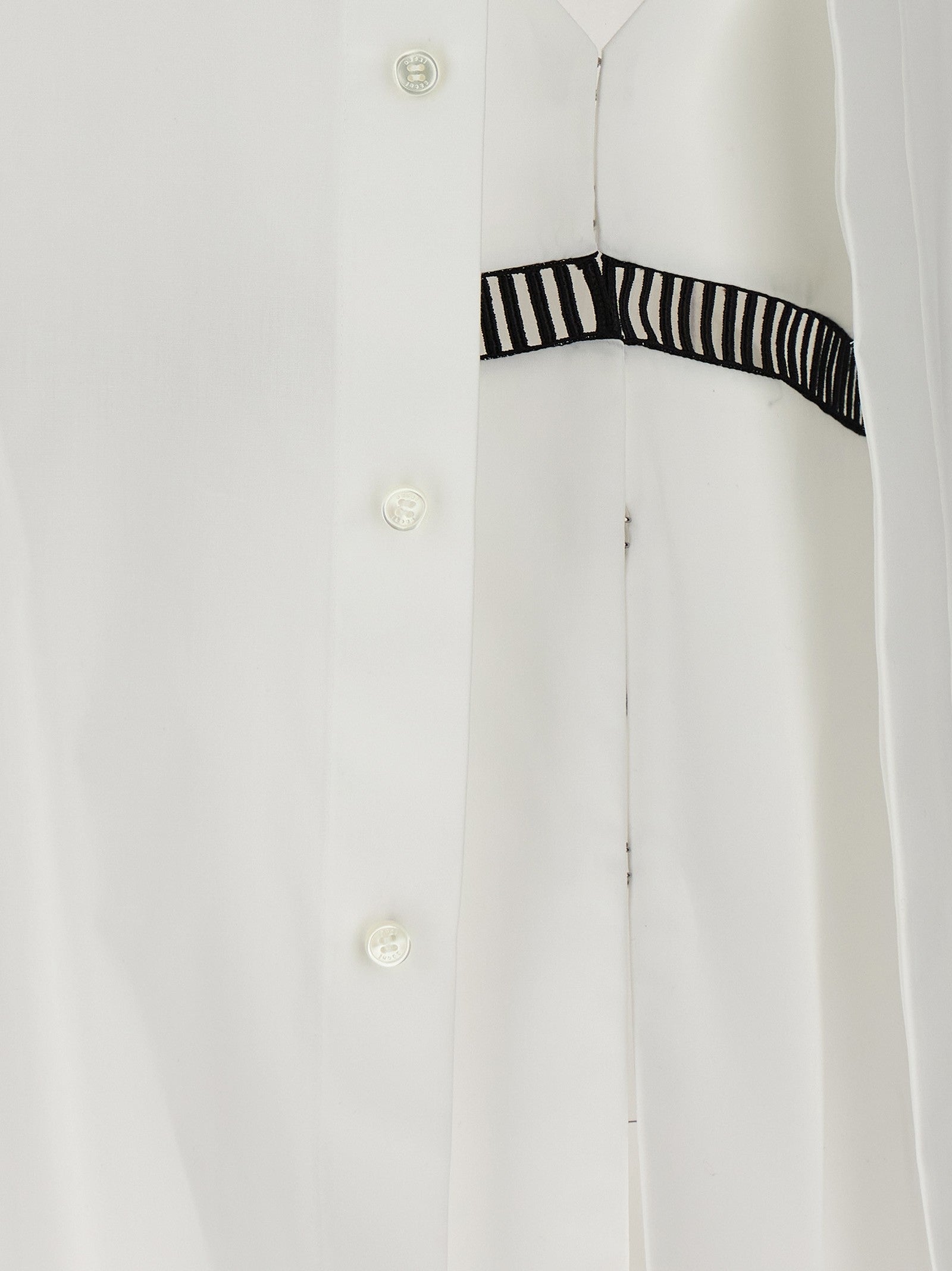 Sacai Overlay Shirt White