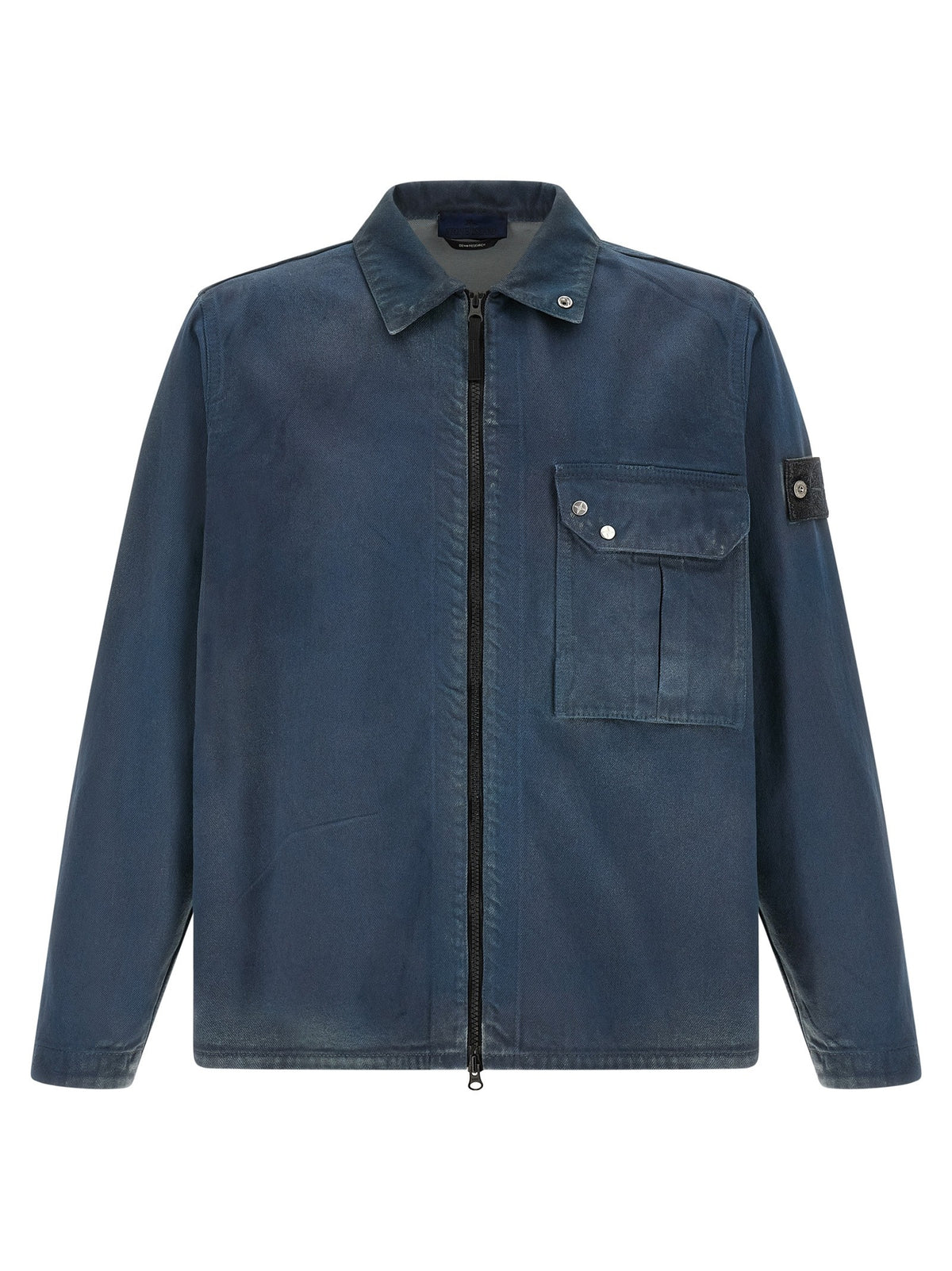 Stone Island Overshirt Capsule Denim Research Blue